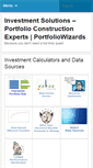 Mobile Screenshot of portfoliowizards.com