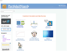Tablet Screenshot of portfoliowizards.com